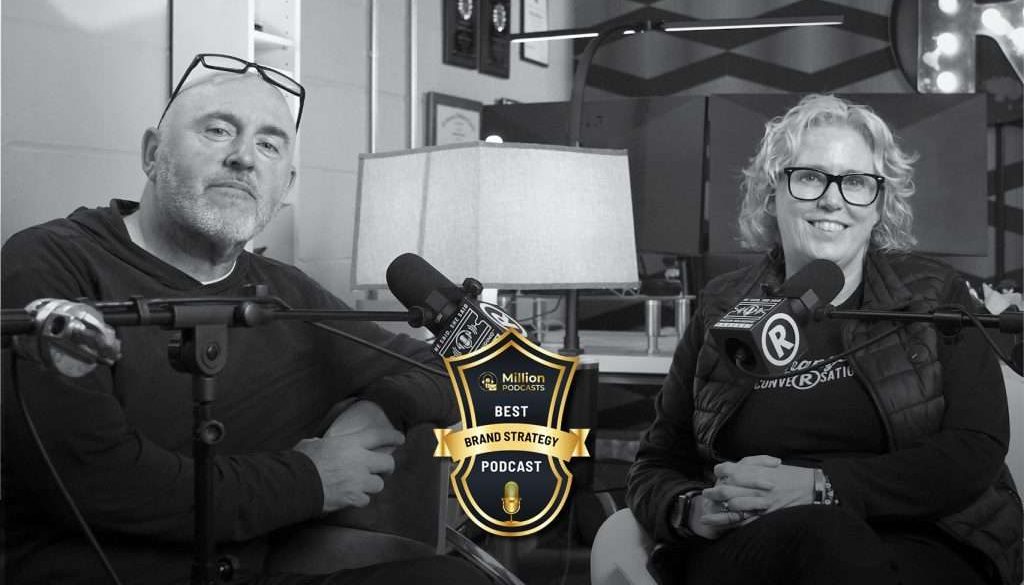 branding podcast, B2B podcast strategy, Razor Branding Podcast, brand voice, brandRUSSO, He Said She Said Podcast, Michael and Jaci Russo