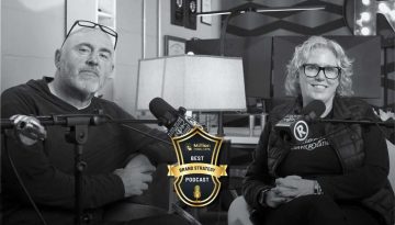 branding podcast, B2B podcast strategy, Razor Branding Podcast, brand voice, brandRUSSO, He Said She Said Podcast, Michael and Jaci Russo