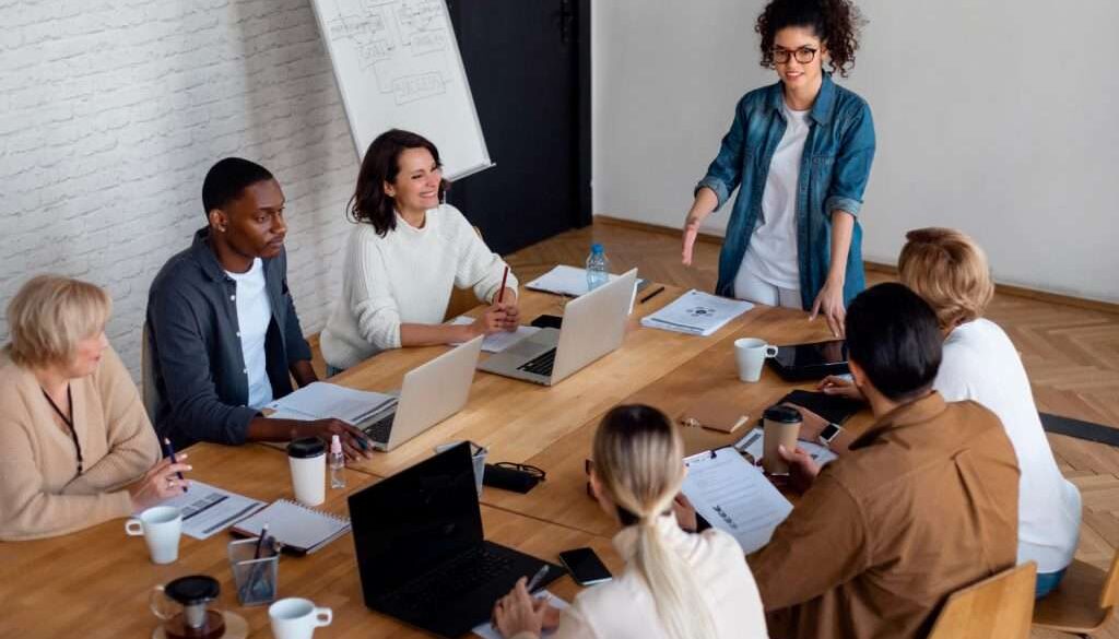 branding team meeting